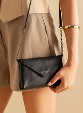 Bolsa Floater Couro Preta