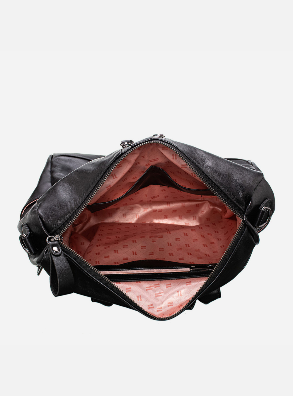 Mochila em Couro Nova Iorque Preta