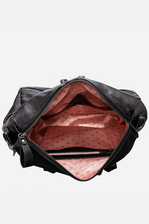 Mochila em Couro Nova Iorque Preta