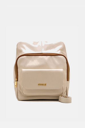 Mochila em Couro Athenas Off White