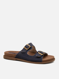 Birken Couro Camurça Azul