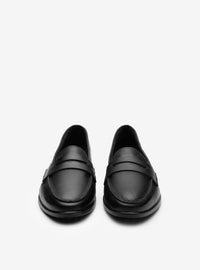 Mocassim em Couro Clássico Preto