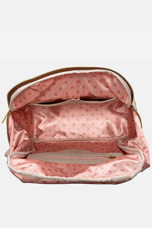 Mochila em Couro Athenas Off White