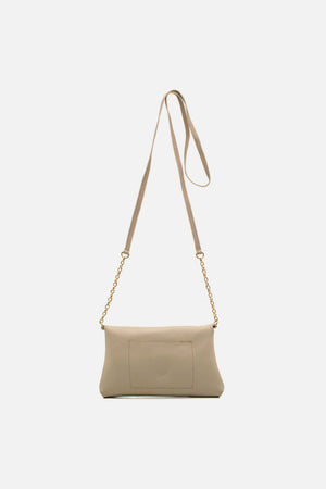 Bolsa em Couro Floater Bag Off White