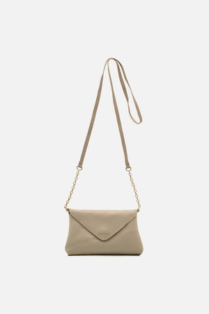 Bolsa em Couro Floater Bag Off White