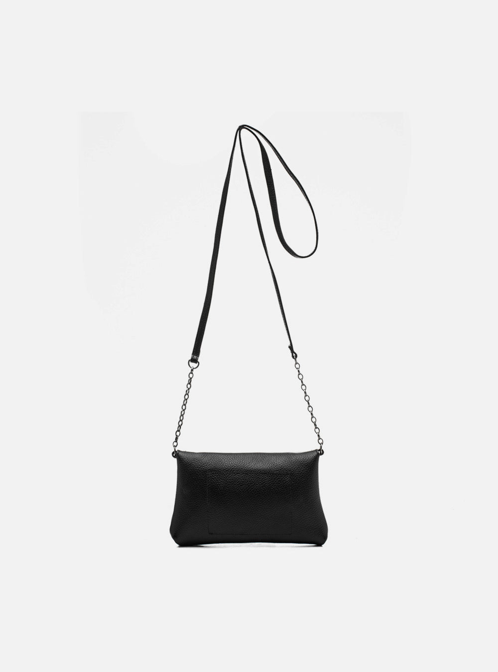 Bolsa em Couro Floater Bag Preto