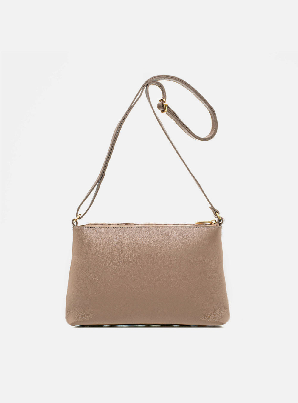 Bolsa em Couro Matelassê Fendi Zíper Duplo Tiracolo
