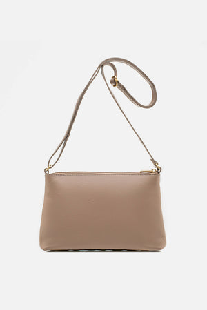 Bolsa em Couro Matelassê Fendi Zíper Duplo Tiracolo