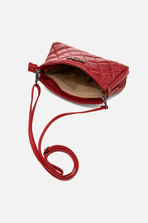 Bolsa em Couro Matelassê Vermelho