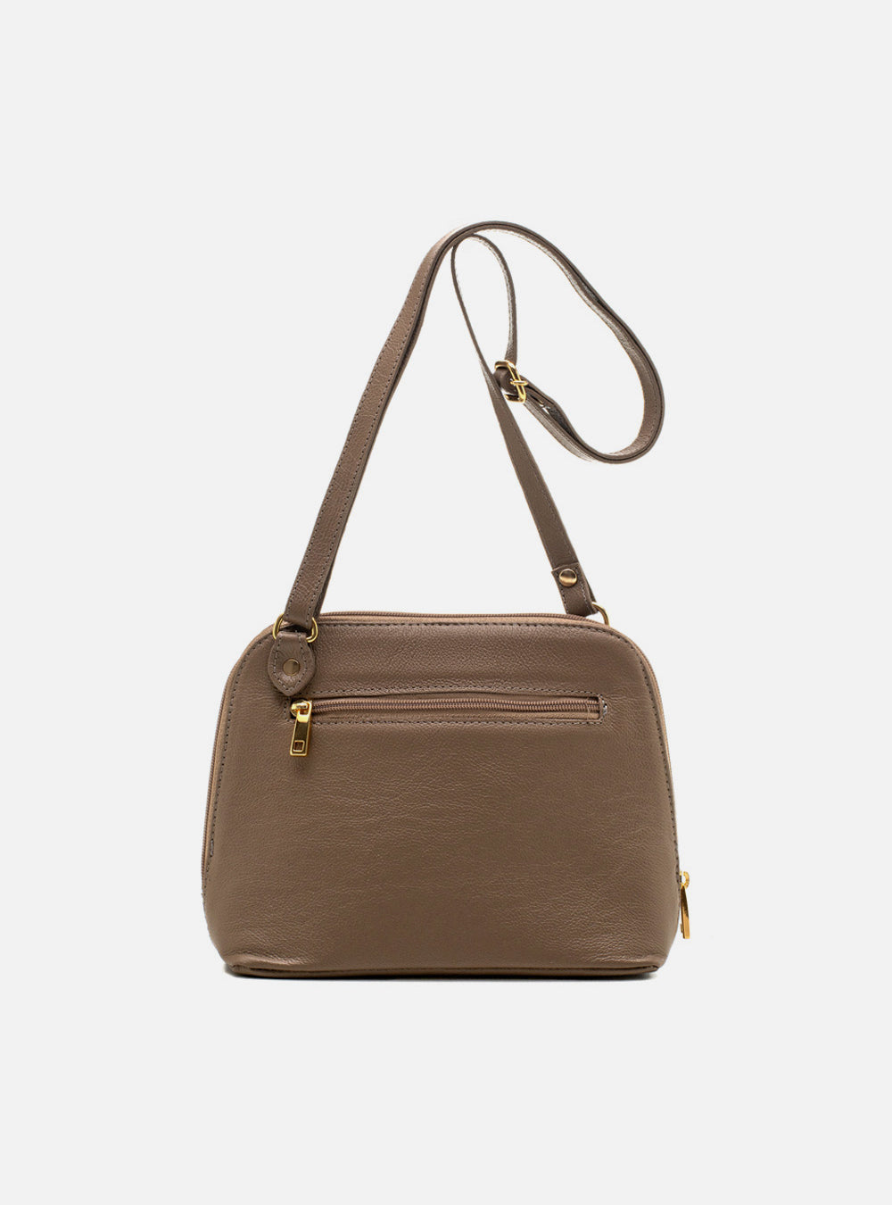 Bolsa Tóquio em Couro Cinza