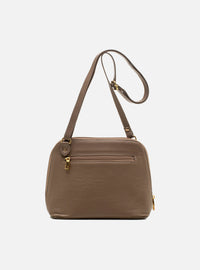 Bolsa Tóquio em Couro Cinza