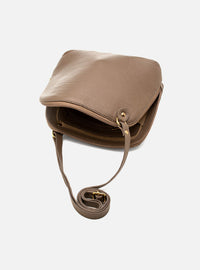 Bolsa Tóquio em Couro Cinza