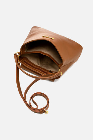Bolsa em Couro Tote Caramelo