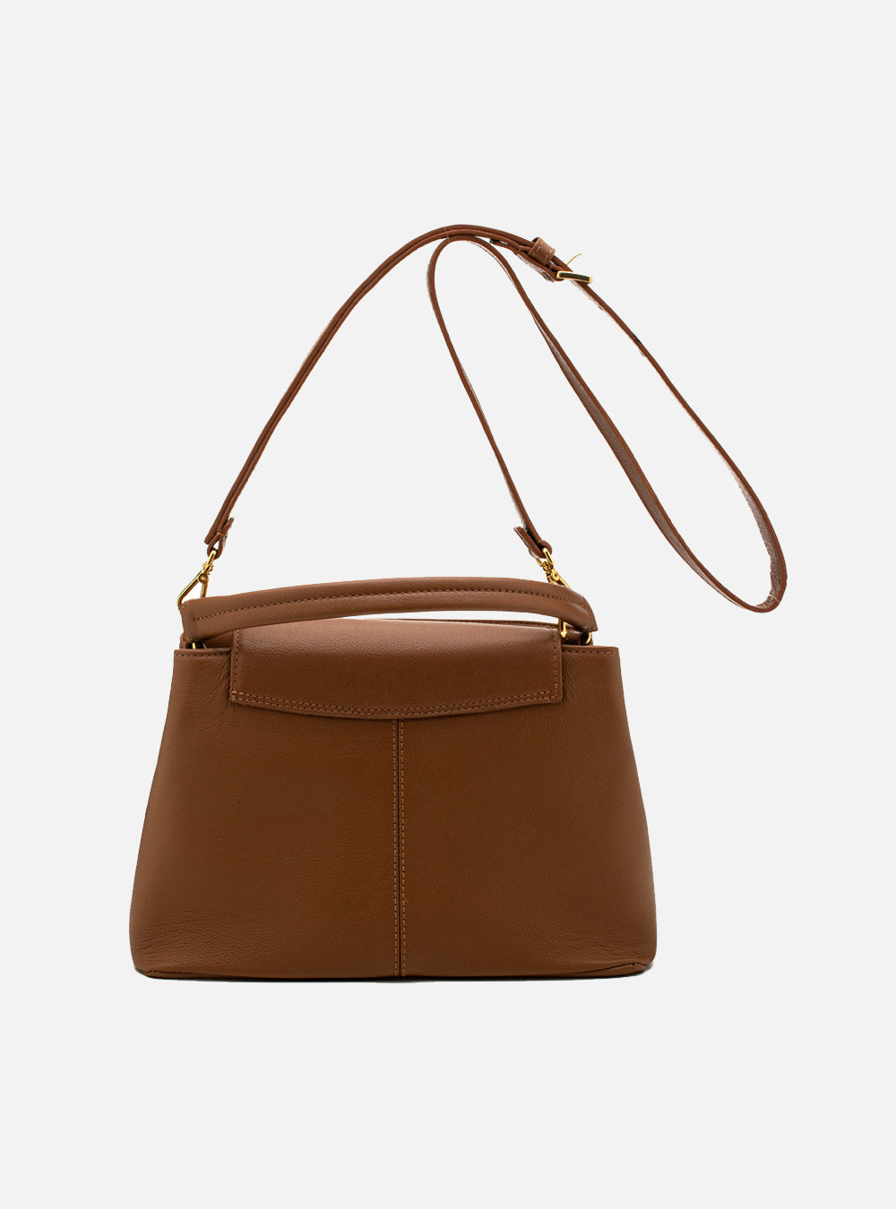 Bolsa em Couro Tote Caramelo