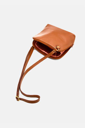 Bolsa em Couro Tóquio Caramelo