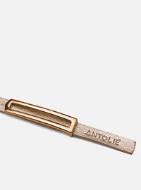 Kit Trio Cintos | Cinto em Couro Preto Fino Metal + Caramelo + Dourado