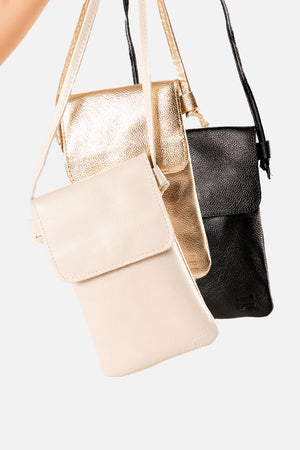 Kit 3 Bolsas em Couro Porta Celular