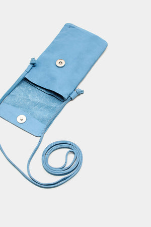 Mini Bolsa em Couro Porta Celular Capri Brisa