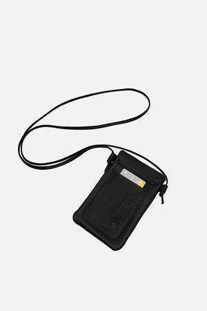 Mini Bolsa em Couro Porta Celular Capri Preto