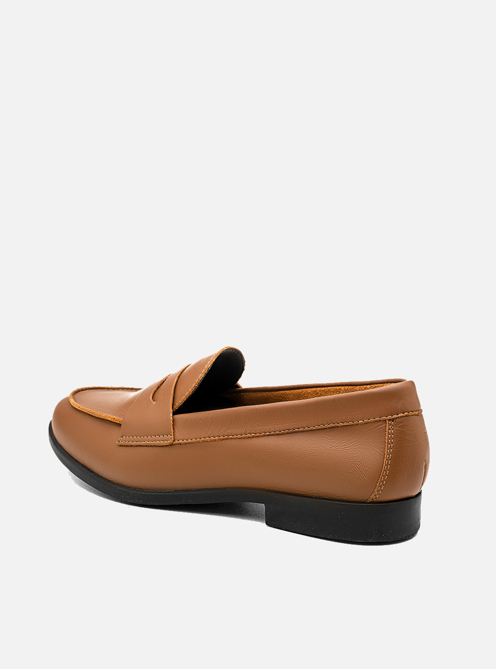 Mocassim em Couro Clássico Caramelo