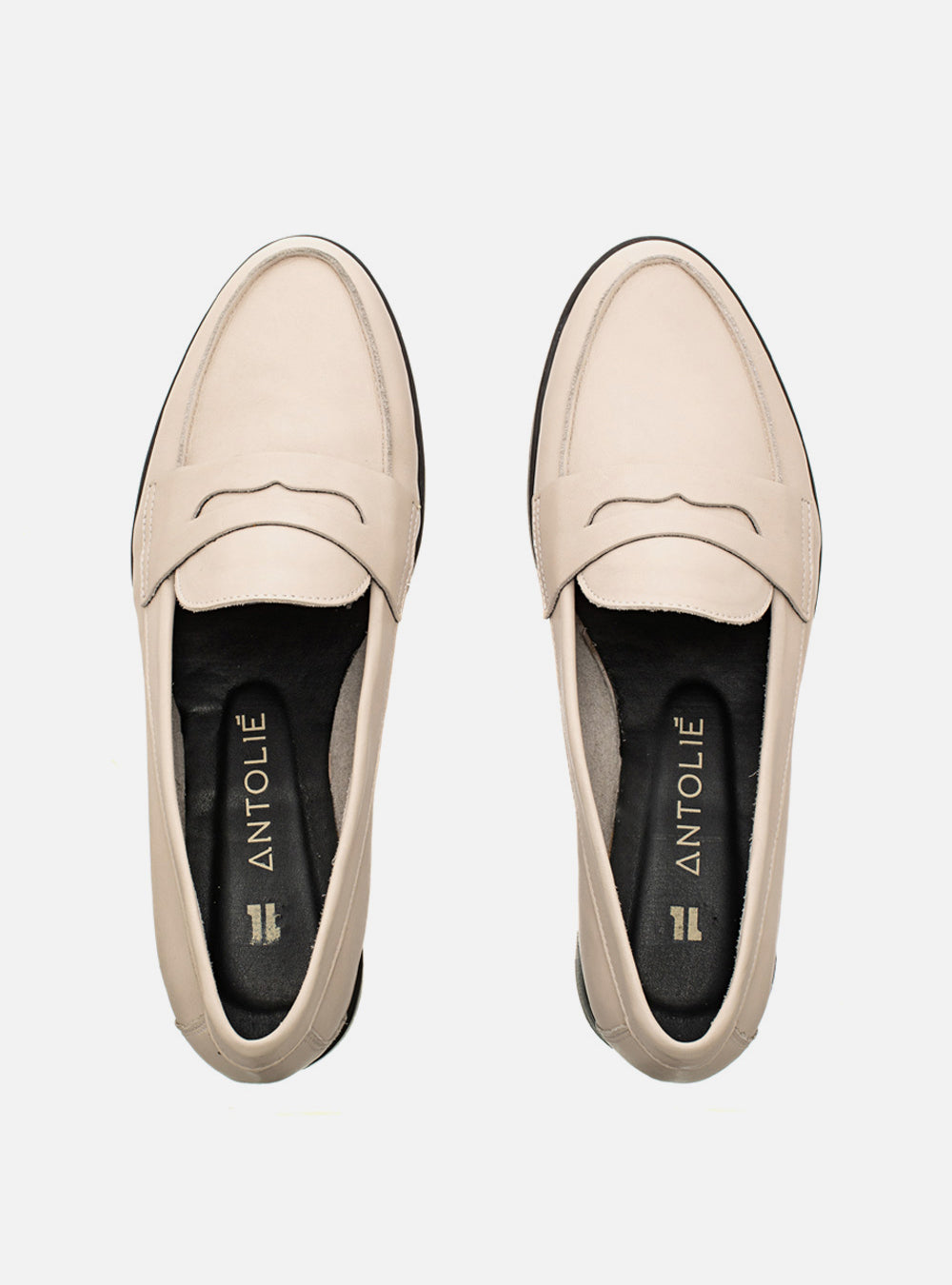 Mocassim em Couro Clássico Off White