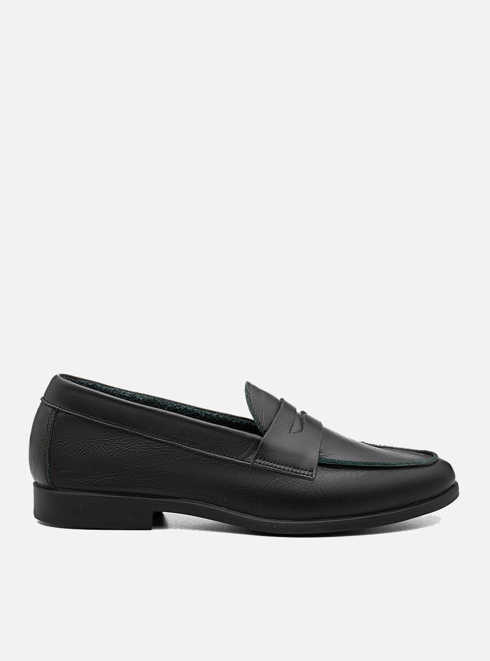 Mocassim em Couro Clássico Preto