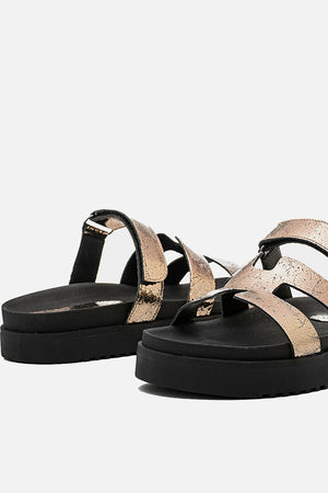 Papete em Couro H Clara Bronze