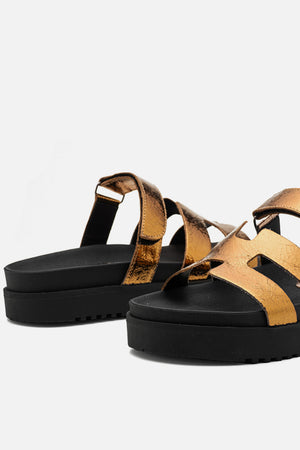Papete em Couro H Clara Dourado