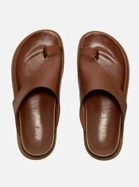 Papete em Couro Marrom Dedeira