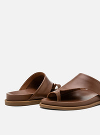 Papete em Couro Marrom Dedeira