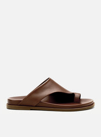 Papete em Couro Marrom Dedeira