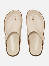 Papete em Couro Off White Dedeira