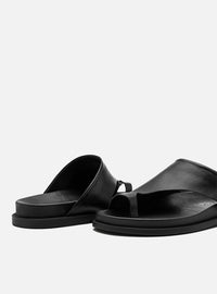 Papete em Couro Preta Dedeira