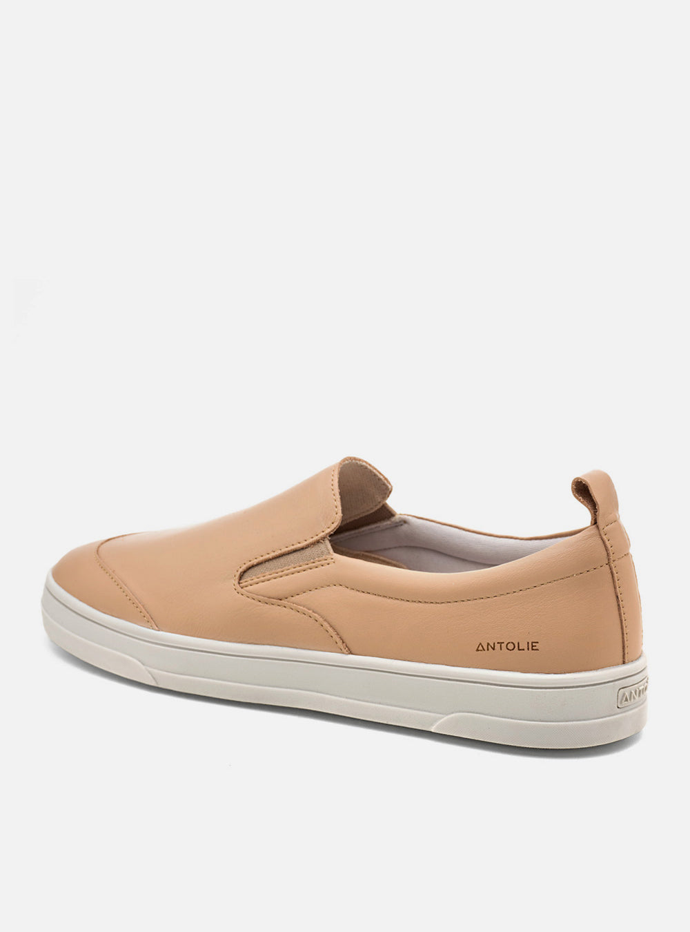 Slip On em Couro Nude