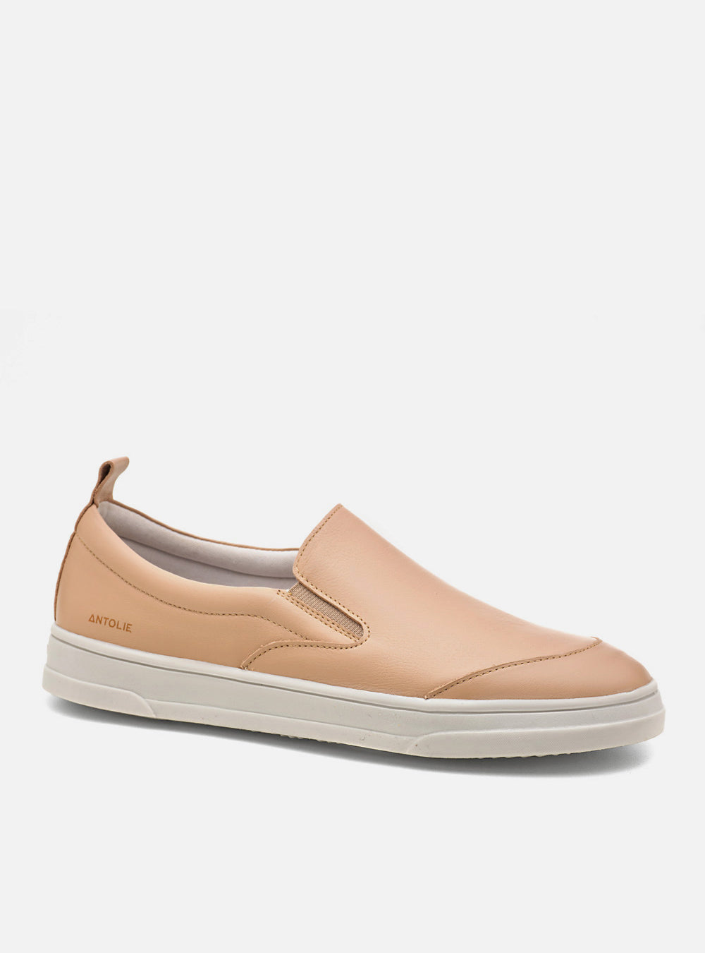 Slip On em Couro Nude