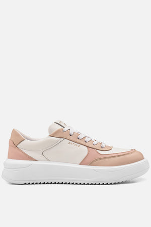 Tênis Couro Creme Detalhe Vanilla Sport
