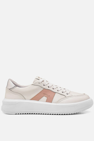 Tênis Couro Creme Urban Detalhe Vanilla