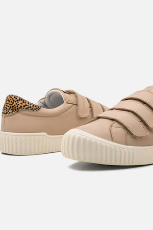 Tênis Couro Nude Velcro Basics