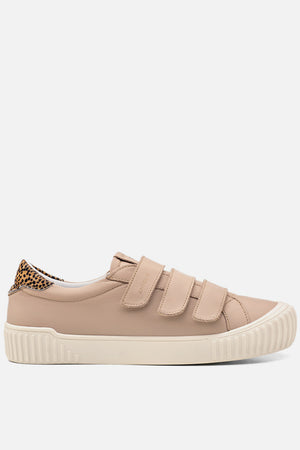 Tênis Couro Nude Velcro Basics