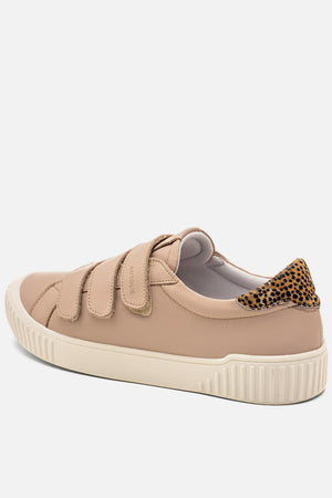 Tênis Couro Nude Velcro Basics