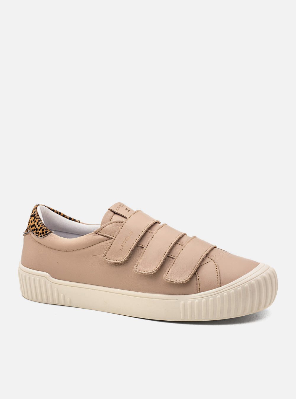 Tênis Couro Nude Velcro Basics