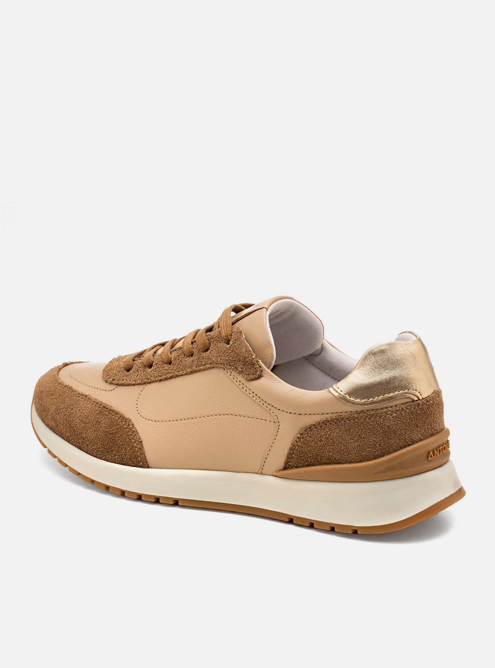 Tênis em Couro Contrast Nude Sport
