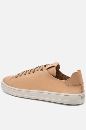 Tênis em Couro Nude Elástico Basics