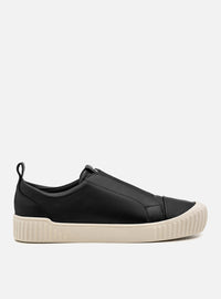 Kit Duo Tênis Slip On | Tênis em Couro Slip On Preto + Branco